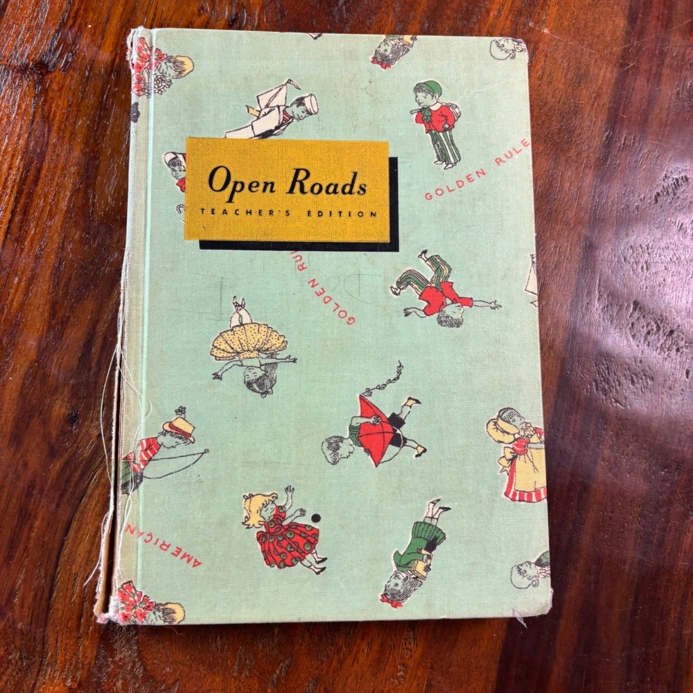 Vintage Open Roads Teachers Edition Golden Rule Series American Book Company